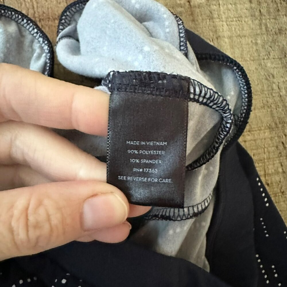 Simply Vera Vera Wang Womens Medium Pajama Pants Navy With White Dots - Picture 6 of 7